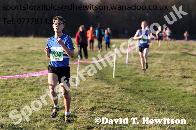 Mens under-20s North Eastern Cross Country Chanpionships. Photo: David T. Hewitson/Sports for All Pics